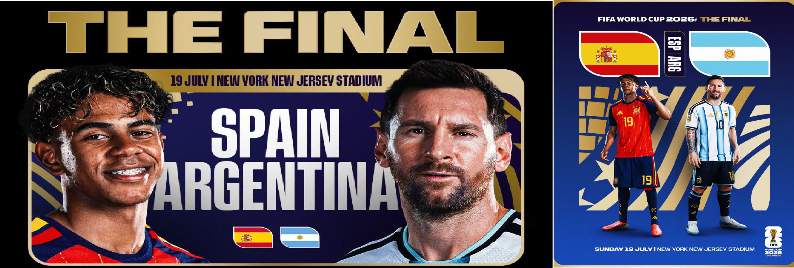 Argentina VS España Final Copa Mundial 2026 DUKERS.